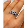 925 Sterling Silver CZ Ring Size 7