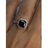 925 Sterling Silver Almandine & Beryl Ring Size 7
