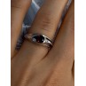 Kabana 925 Sterling Silver Garnet Ring Size 7