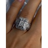 Elegant Design 925 Sterling Silver Beryl Ring Size 7