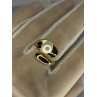 925 STERLING SILVER GOLD PLATED PEARL RING SIZE ADJUSTABLE