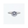 925 Sterling Silver CZ Ring Size 6.75