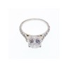 925 Sterling Silver CZ Ring Size 6.75