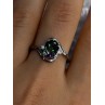 925 Sterling Silver Alexandrite & Beryl Ring Size 10.5