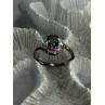 925 Sterling Silver Alexandrite & Beryl Ring Size 10.5