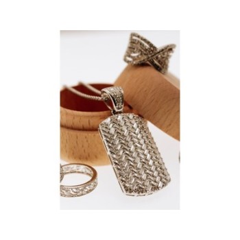 925 Sterling Silver CZ Chain with Pendant