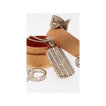 925 Sterling Silver CZ Chain with Pendant