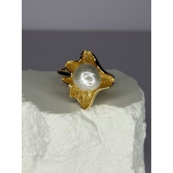 925 STERLING SILVER GOLD PLATED PEARL 