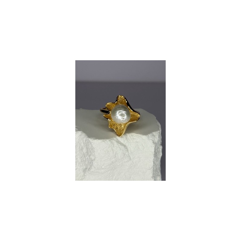 925 STERLING SILVER GOLD PLATED PEARL 