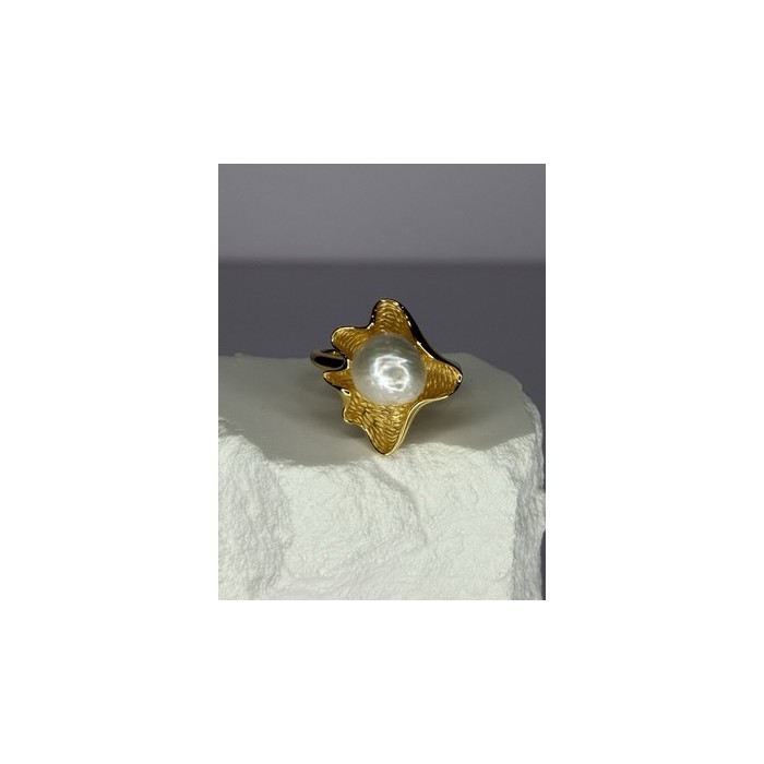 925 STERLING SILVER GOLD PLATED PEARL 