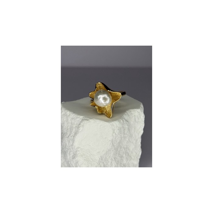 925 STERLING SILVER GOLD PLATED PEARL 