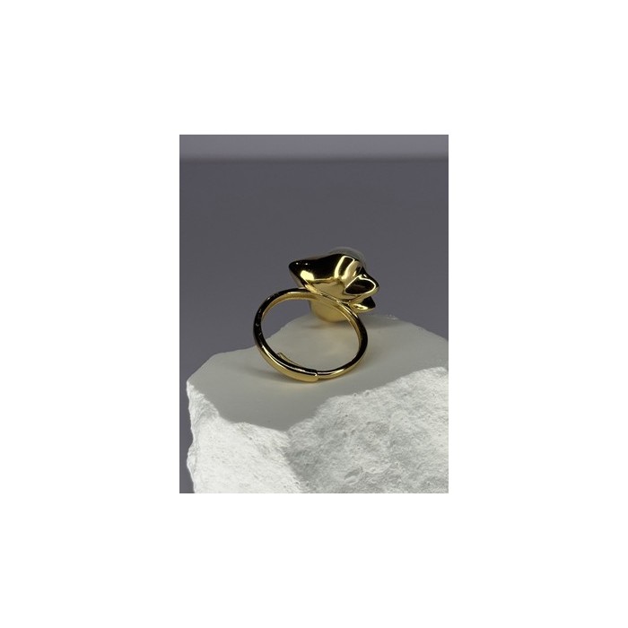 925 STERLING SILVER GOLD PLATED PEARL 