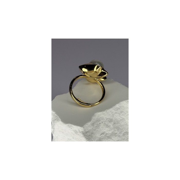 925 STERLING SILVER GOLD PLATED PEARL 