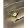 925 STERLING SILVER GOLD PLATED PEARL 