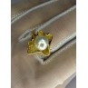 925 STERLING SILVER GOLD PLATED PEARL 