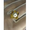 925 STERLING SILVER GOLD PLATED PEARL 