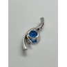 925 STERLING SILVER CZ PENDANT LENGHT 45 mm