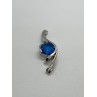 925 STERLING SILVER CZ PENDANT LENGHT 45 mm