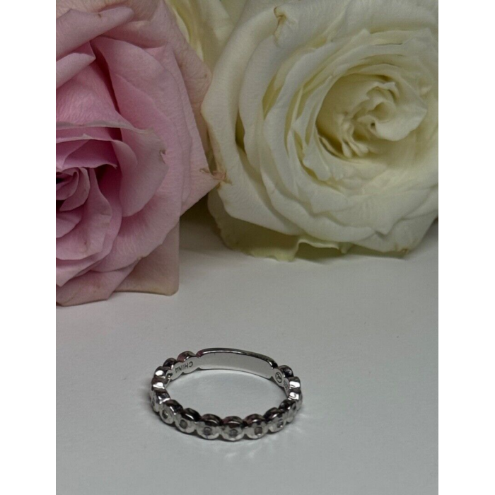 925 Sterling Silver CZ Ring Size 7