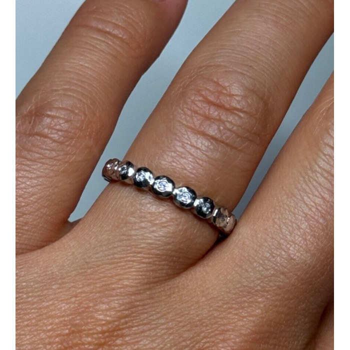 925 Sterling Silver CZ Ring Size 7