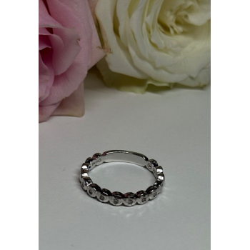 925 Sterling Silver CZ Ring Size 7
