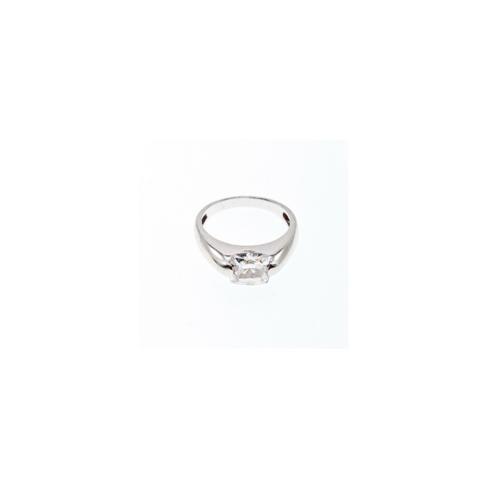 925 Sterling Silver CZ Ring Size 6.5