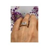 925 Sterling Silver CZ Ring Size 6.5