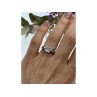 925 Sterling Silver CZ Ring Size 6.5