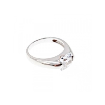 925 Sterling Silver CZ Ring Size 6.5