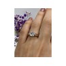 925 Sterling Silver CZ Ring Size 6.5