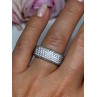 925 Sterling Silver CZ Ring Size 6