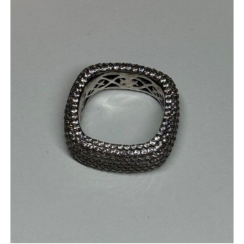 925 Sterling Silver CZ Ring Size 6