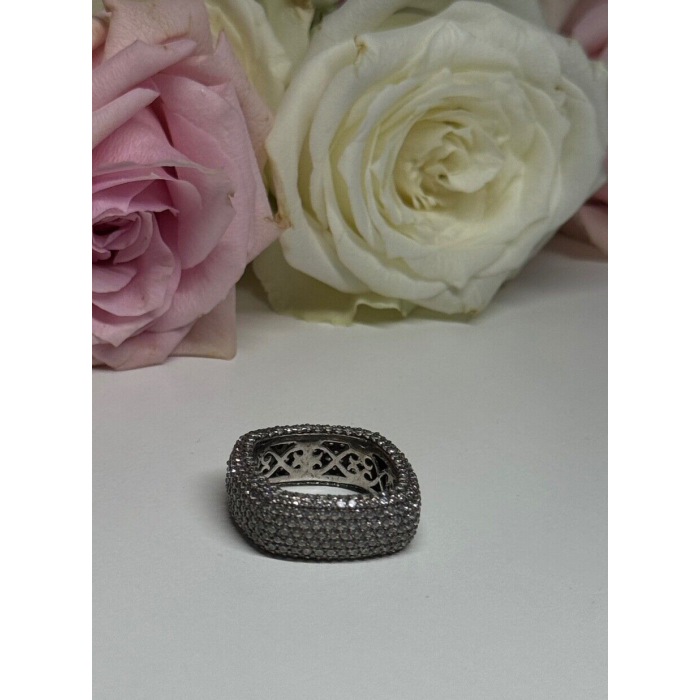 925 Sterling Silver CZ Ring Size 6