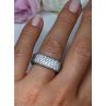 925 Sterling Silver CZ Ring Size 6