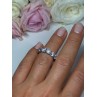 925 Sterling Silver CZ Ring Size 4