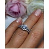 925 Sterling Silver CZ Ring Size 5