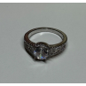 925 Sterling Silver CZ Ring Size 5