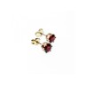 925 Sterling Silver Garnet Earrings
