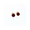 925 Sterling Silver Garnet Earrings