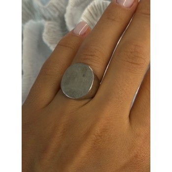 Vintage Art Deco 925 Sterling Silver Ring Size 6.5