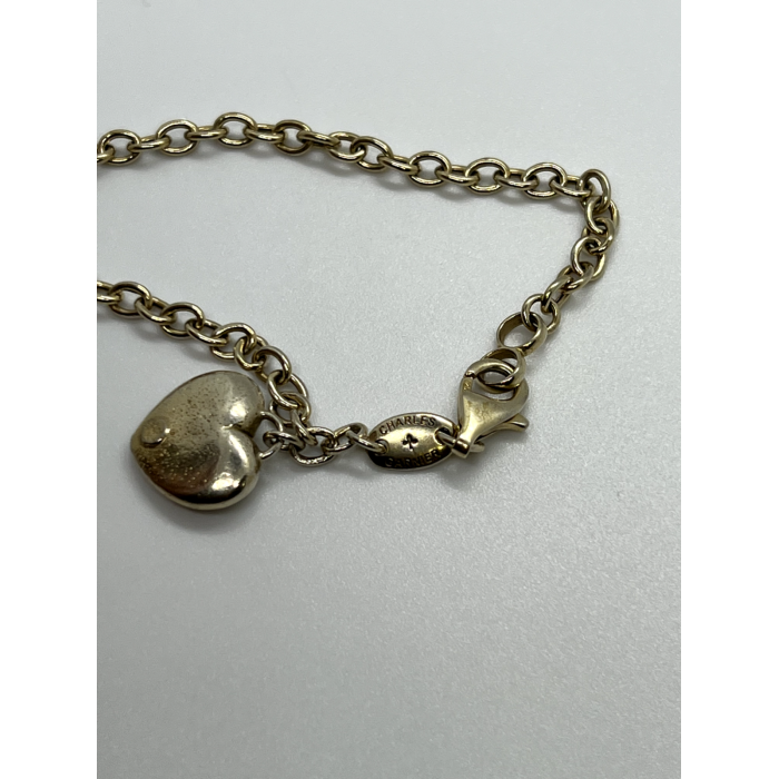 925 Sterling Silver Charles Garnier Heart Bracelet