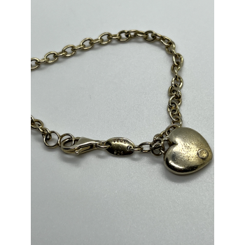 925 Sterling Silver Charles Garnier Heart Bracelet