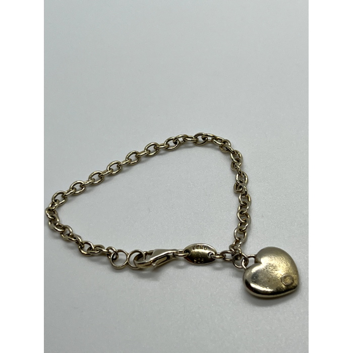925 Sterling Silver Charles Garnier Heart Bracelet
