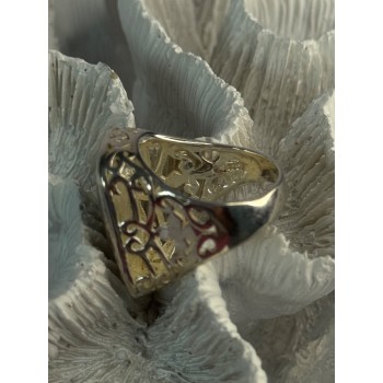 Vintage Filigree 925 Sterling Silver Ring Size 8