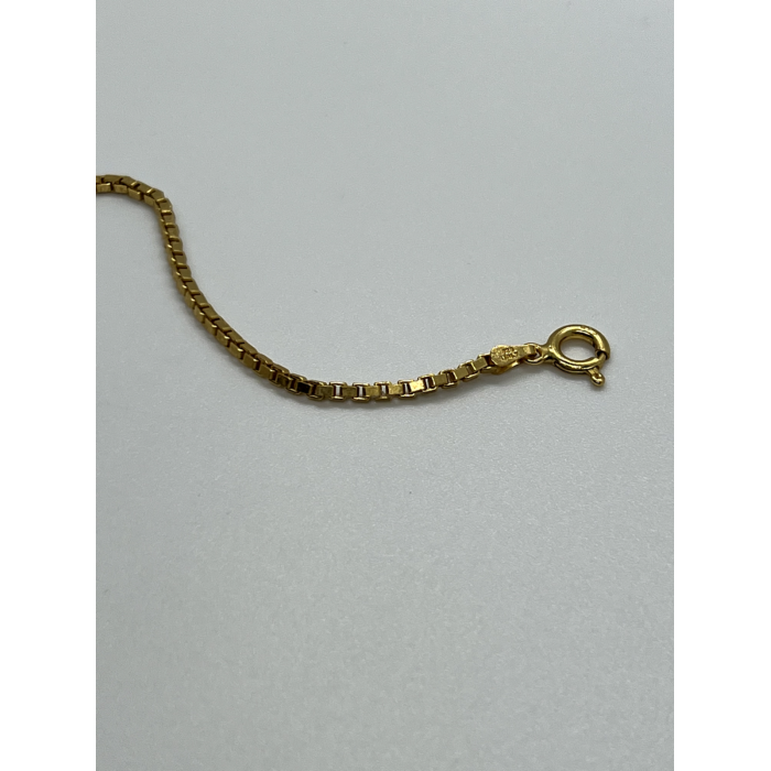 925 Sterling Silver Gold Plated Bracelet Italy