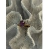 925 Sterling Silver Amethyst Ring Size 6.5