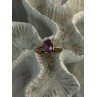 925 Sterling Silver Amethyst Ring Size 6.5