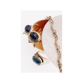 925 Sterling Silver Sodalite Earrings