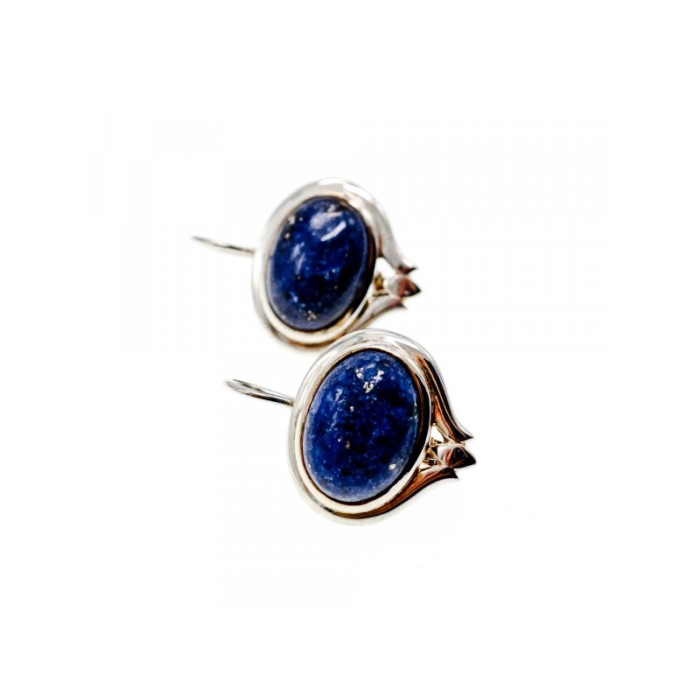 925 Sterling Silver Sodalite Earrings