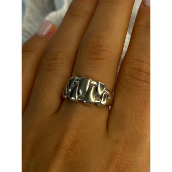 Unique Design 925 Sterling Silver Ring Size 8.5
